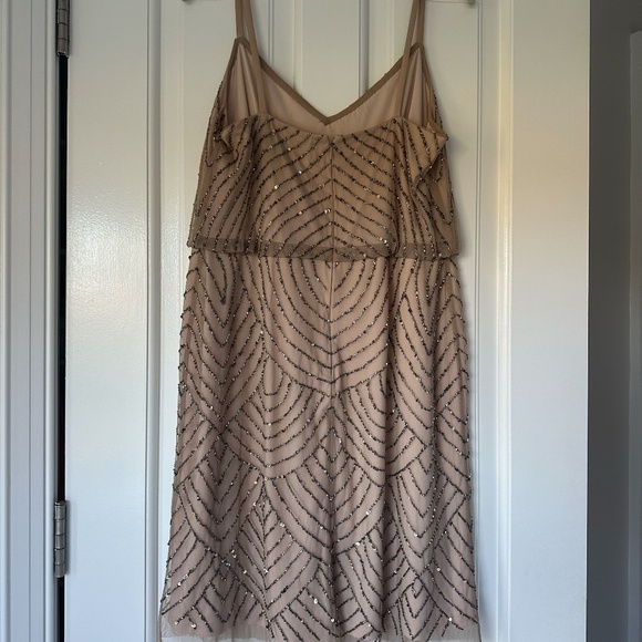 Adrianna Papell Beaded Blouson Dress - Picture 5 of 11